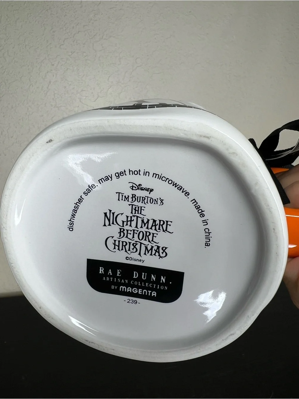 NEW Rae Dunn x Nightmare Before Christmas Jack Skellington ‘Pumpkin King’ Mug